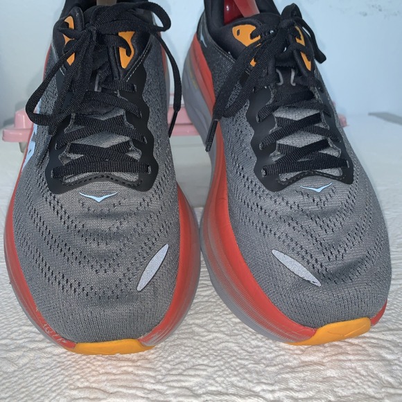 US 10D Hoka One Bondi 8 Men's Running Shoes Gym Walking 1123202-ACTL 10 D - Picture 5 of 11